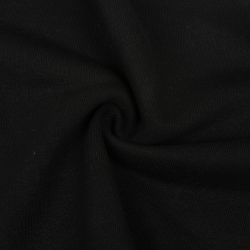Ткань Футер 3-х нитка, Петля, цвет Черный (на отрез)  в Витебске
