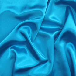 *Ткань Атлас-сатин, цвет Голубой (на отрез)  в Витебске