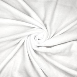 Ткань Флис Односторонний 130 гр/м2,  Белый   в Витебске