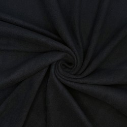Ткань Флис Односторонний 130 гр/м2, цвет Черный (на отрез)  в Витебске