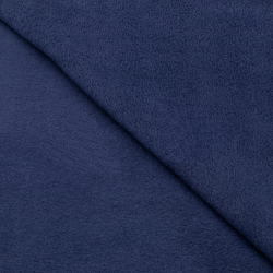 Ткань Флис Двусторонний 280 гр/м2, цвет Темно-Синий (на отрез)  в Витебске