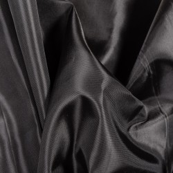 Ткань подкладочная Таффета 190Т, цвет Черный (на отрез)  в Витебске