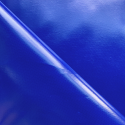 Ткань ПВХ 450 гр/м2, Синий (Ширина 160см), на отрез  в Витебске