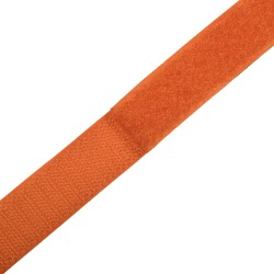 Контактная лента 25мм цвет Оранжевый (велькро-липучка, на отрез)  в Витебске