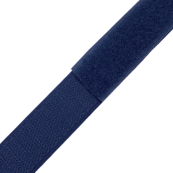 Контактная лента 25мм цвет Тёмно-Синий (Велькро-липучка), на отрез  в Витебске