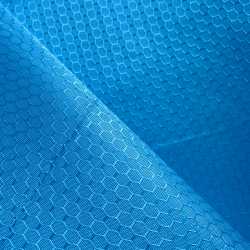 Ткань Оксфорд 300D PU Рип-Стоп СОТЫ, цвет Голубой (на отрез)  в Витебске