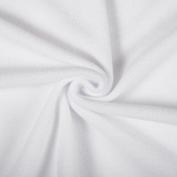 Ткань Флис Односторонний 180 гр/м2, цвет Белый (на отрез)  в Витебске
