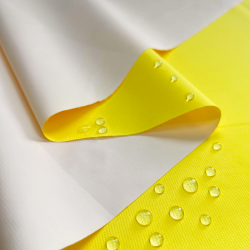 Ткань Мембранная PREMIER BREATHABLE MILKY WR 10К/10К, цвет Жёлтый (на отрез)  в Витебске