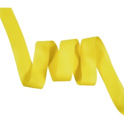 Окантовочная лента-бейка, цвет Жёлтый 22мм (на отрез)  в Витебске